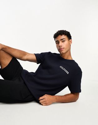 Tommy Hilfiger lounge logo T-shirt in navy