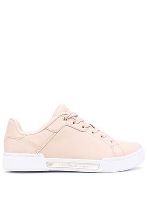 Tommy Hilfiger low-top monogram charm trainers - Pink