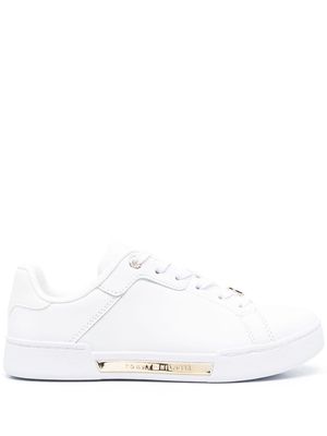 Tommy Hilfiger low-top monogram charm trainers - White