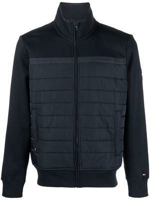 Tommy Hilfiger mixed-media down-padded jacket - Blue