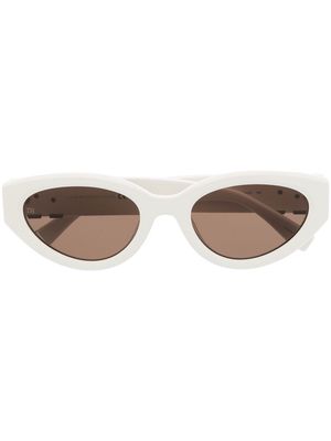 Tommy Hilfiger Modern Prep cat-eye frame sunglasses - White