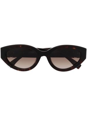 Tommy Hilfiger Modern Prep tortoiseshell-effect sunglasses - Black