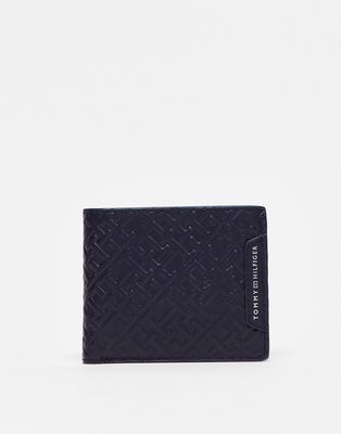 Tommy Hilfiger monogram wallet in black