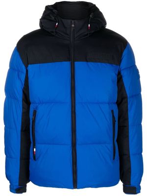 Tommy Hilfiger New York hooded puffer jacket - Blue