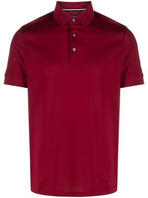 Tommy Hilfiger plain cotton polo shirt - Red