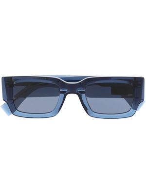 Tommy Hilfiger rectangle-frame tinted sunglasses - Blue