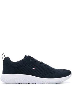 Tommy Hilfiger ribbed texture sneakers - Blue