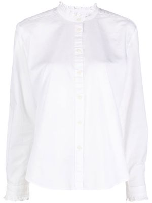 Tommy Hilfiger ruffle collar shirt - White