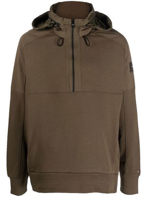 Tommy Hilfiger short-zip hooded jacket - Green