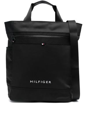 Tommy Hilfiger Skyline logo-print tote bag - Black