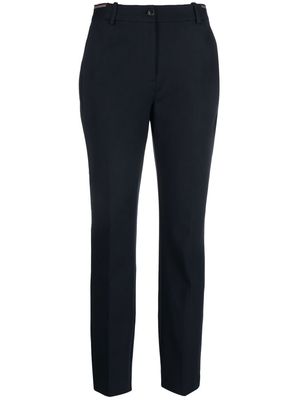Tommy Hilfiger slim-fit high-waisted trousers - Blue