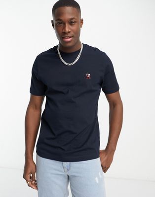 Tommy Hilfiger small logo T-shirt in navy