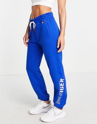 Tommy Hilfiger Sport logo sweat pants in blue - part of a set