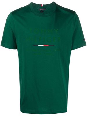 Tommy Hilfiger Stacked New York Flock T-shirt - Green