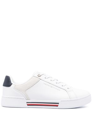 Tommy Hilfiger stripe-detail low-top sneakers - White
