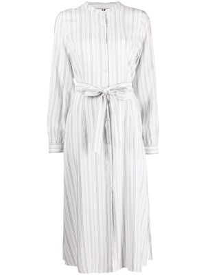 Tommy Hilfiger striped belted dress - White