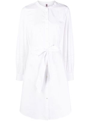Tommy Hilfiger tied-waist shirt dress - White