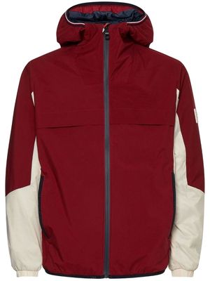 Tommy Hilfiger two-tone padded hooded jacket - Red
