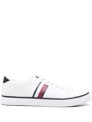 Tommy Hilfiger Vulc logo-patch sneakers - White