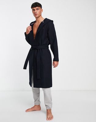 Tommy Hilfiger waffle robe in navy