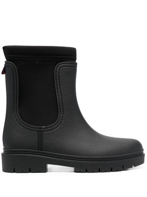 Tommy Hilfiger zip-fastening rain boots - Black