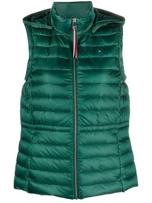 Tommy Hilfiger zip-up padded gilet - Green
