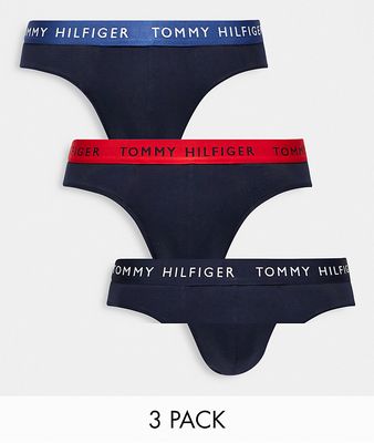 Tommy Jeans 3 pack briefs in navy