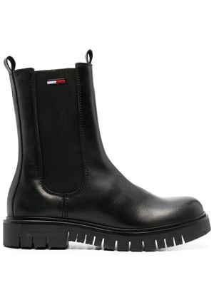 Tommy Jeans 30mm chunky Chelsea boots - Black