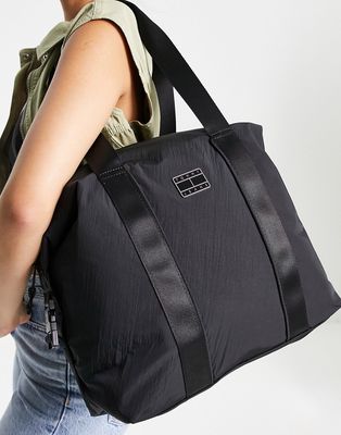 Tommy Jeans casual shopper bag in black