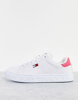 Tommy Jeans classic sneakers in white