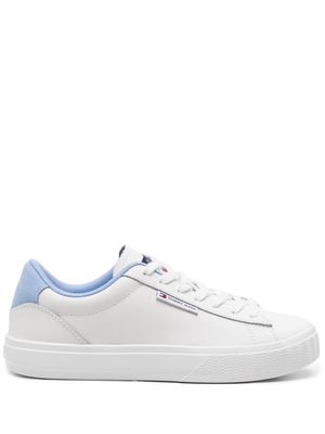 Tommy Jeans Cupsole leather sneakers - White