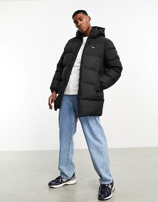 Tommy Jeans essential down parka in black