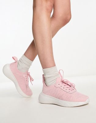 Tommy Jeans flexi jaquard sneakers in pink