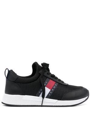 Tommy Jeans Flexi leather sneakers - Black