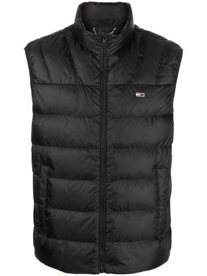 Tommy Jeans logo padded gilet - Black