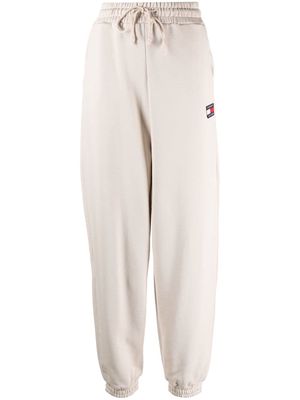 Tommy Jeans logo-patch detail track pants - Neutrals