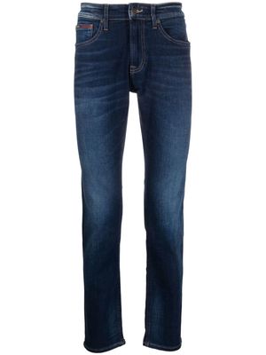 Tommy Jeans logo-patch slim fit jeans - Blue