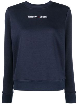 Tommy Jeans logo-print crew neck sweatshirt - Blue