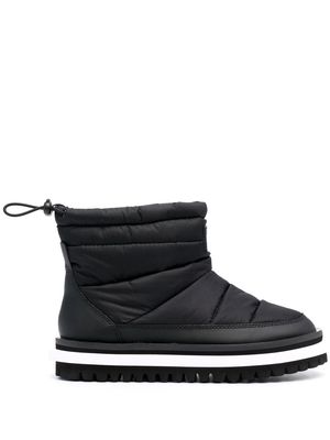 Tommy Jeans padded short boots - Black