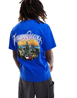 Tommy Jeans relaxed vintage city t-shirt in blue