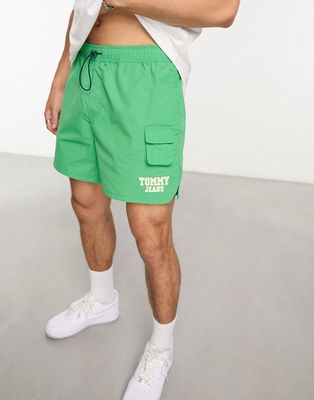 Tommy Jeans running shorts in green