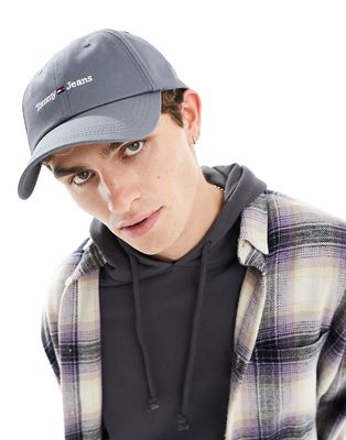 Tommy Jeans sport cap in dark gray
