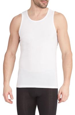 Tommy John 2-Pack Cool Cotton Slim Fit Tanks in White Double 