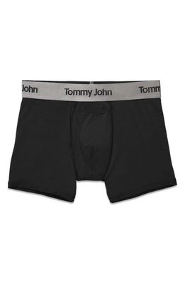 Tommy John 2-Pack Second Skin 4-Inch Boxer Briefs in Black/Black