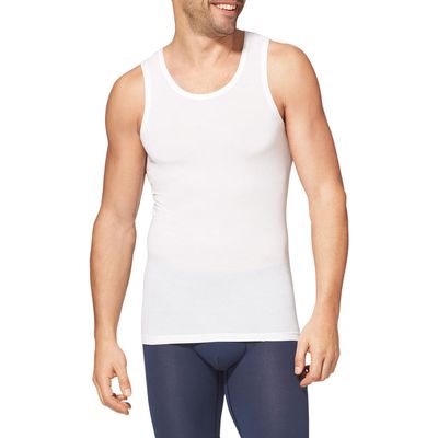 Tommy John 2-Pack Second Skin Slim Fit Tanks in White Double 