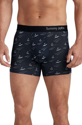 Tommy John 4-Inch Cool Cotton Boxer Briefs in Invisible Skier