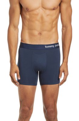 Tommy John 4-Inch Cool Cotton Boxer Briefs in Navy