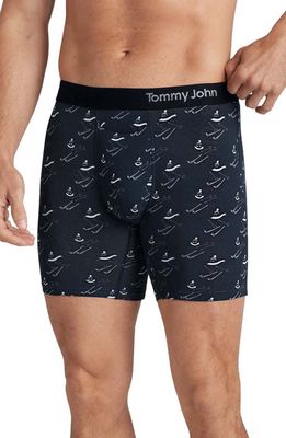 Tommy John Cool Cotton 6-Inch Boxer Briefs in Invisible Skier
