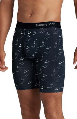 Tommy John Cool Cotton 8-Inch Boxer Briefs in Invisible Skier