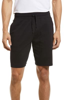 Tommy John French Terry Shorts in Black